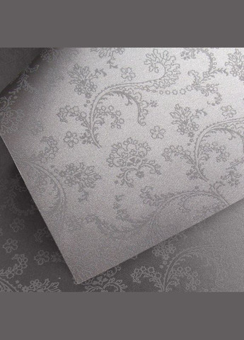Рулонные шторы Дамаск - Роллета тканевая с цветочным восточным узором серебро Besta (368828347)