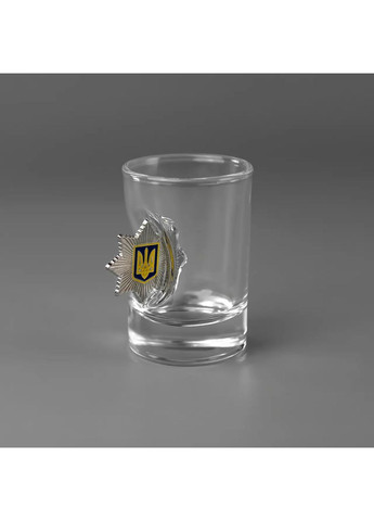 Подарочная стопка для водки 6 шт, деревянная упаковка "Национальная полиция" | Подарок коллеге, шефу, мужчине Handmade 225-001-056 (366889326)