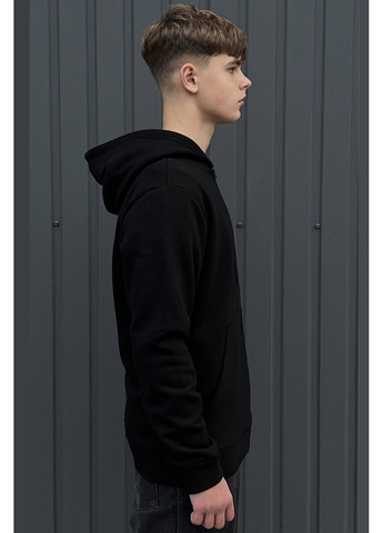 Мужская кофта-зиппер NAELL черного цвета Garne (368765011)