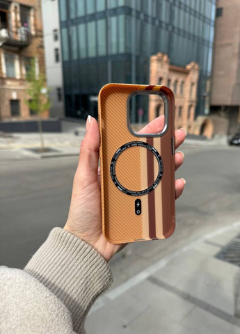 Чехол карбоновый для iPhone 14 Pro Carbon Brown / чехол айфон 14 про коричневый No Brand (330132885)