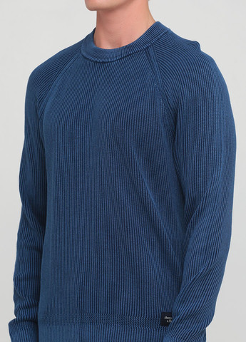 Синий демисезонный светр Abercrombie & Fitch