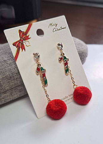 Серьги новогодние "Sweets", разноцветные, 6 см Анна Ясеницька (300080158)