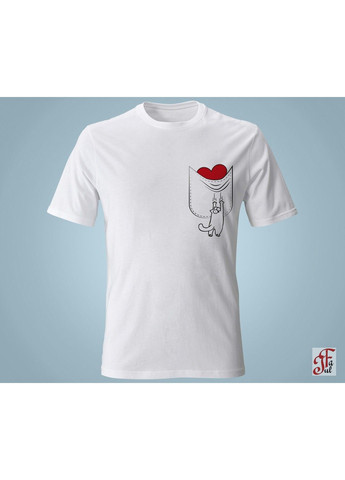 Жіноча футболка з принтом SIMON`S CAT Кишеня із серцем. XXL ЗаСвіт - (280940598)