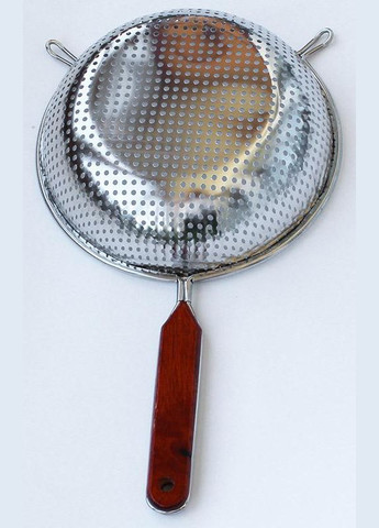 Друшляк Xiongchu Ø20см сталевий з плоским дном і дерев'яною ручкою Dynasty (372175602)