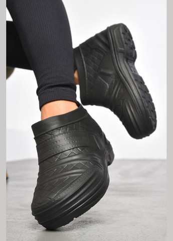 Калоші жіночі чорного кольору Let's Shop (298793653)