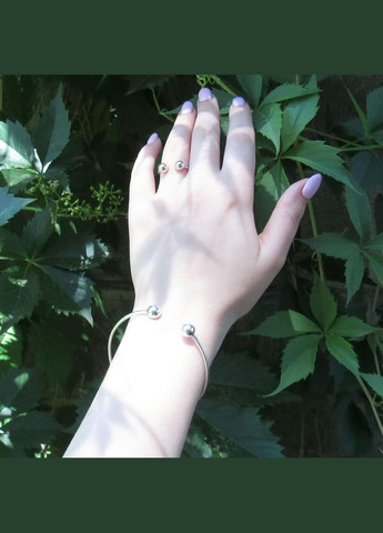 Срібний браслет "Ободок" No Brand (350667135)