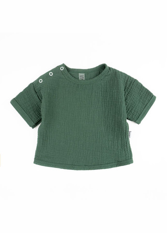 Зелений демісезонний костюм дитячий шорти та футболка emerald зелений dexter's