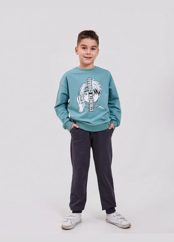 Толстовка Серо-зеленый Smil (317291078)