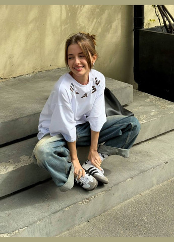 Женская футболка с надписью MonCher - (330255383)