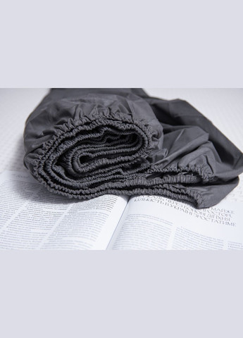 Простирадло на резинці Бязь Gold Люкс 120х190х20 см (MS-850000527) Moon&Star Sweat Gray (295438863)