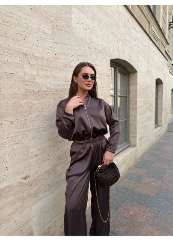 Костюм жіночий прогулянковий з шовку Fashion (395478454)