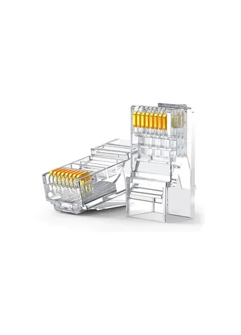 Конектор RJ45 cat.6 UTP, NW120, 100 шт упаковка, Transparent (60558) Ugreen (399259135)
