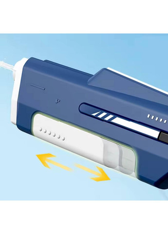 Дитячий великий водяний автомат бластер Water Gun акумуляторний з автоматичним накачуванням води Blue No Brand (372474818)