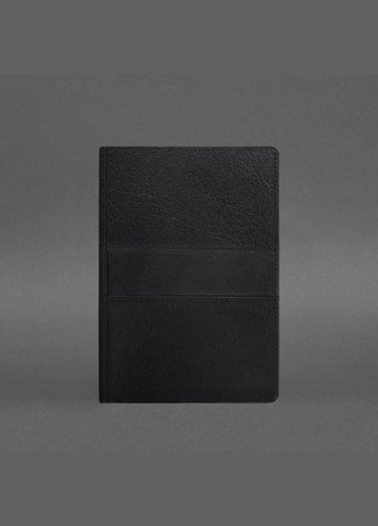 Кожаный блокнот А5 (софт-бук) 9.3 чёрный краст (A-028015) BlankNote (328961650)