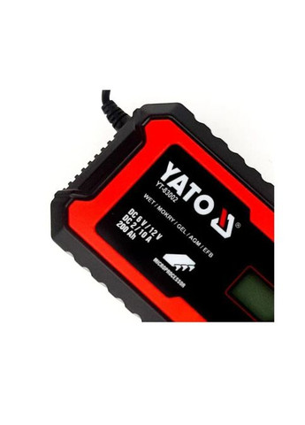 Зарядный сетевой прибор с LCD дисплеем 230В к аккумуляторам 6V-2А 12V-10А, макс. 240 AГод YATO (363055429)