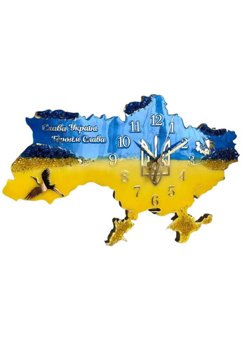 Епоксидний годинник карта Україна Poleno (360656173)