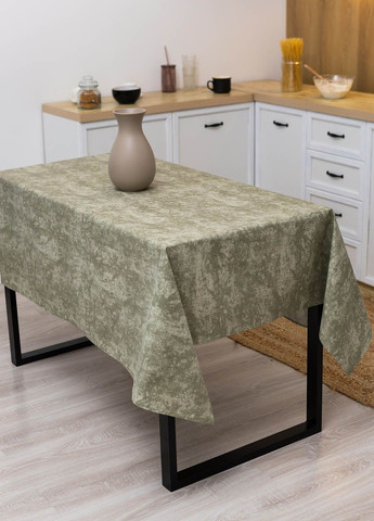 Скатертина з тефлоновим покриттям "Мармур фісташковий" 1.2м х 1.8м Homedec - (318747177)