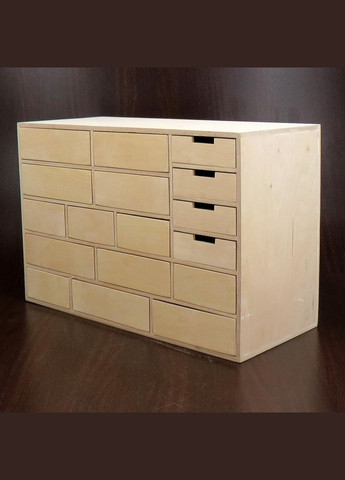 Мини-комод из дерева Кавасан бланже (МНК-003001) No Brand (328228471)