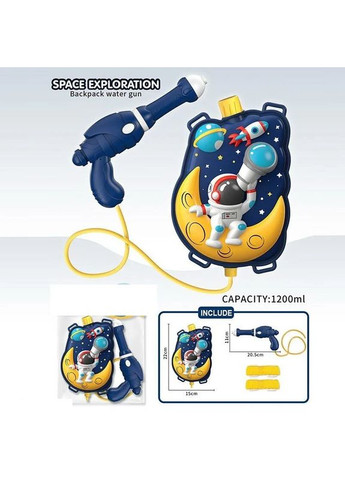 Водяной пистолет с баллоном M 40-18 в виде рюкзачка, помповый механизм TK Group (332199951)