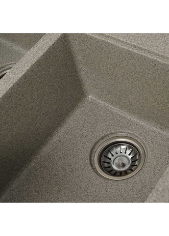 Гранитная мойка для кухни 7850 HARMONY серая Valeso (336938519)
