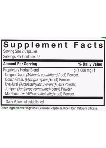 Bladdex 1000 mg 90 Veg Caps Nature's Answer (301006162)