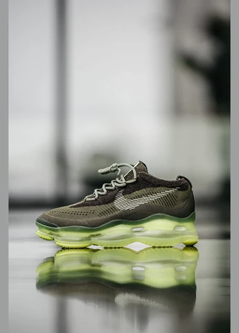 Темно-зеленые демисезонные кроссовки мужские nike No Brand Air Max Scorpion FK