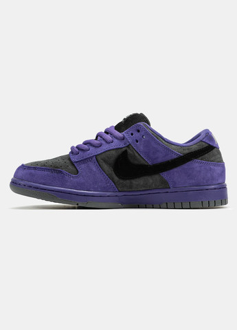 Фиолетовые демисезонные кроссовки мужские и женские nike sb dunk low x supreme purple | найк сб данк фиолетовые No Brand