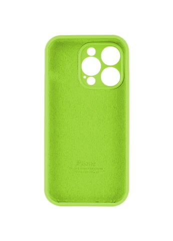 Чехол для смартфона Silicone Full Case AA Camera Protect для Apple iPhone 13 Pro Max 24, Shiny Green Silicone Case (382474452)