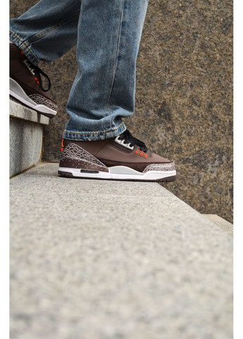 Комбіновані Осінні кросівки чоловічі nike air jordan 3 fear найк аір джордан No Brand