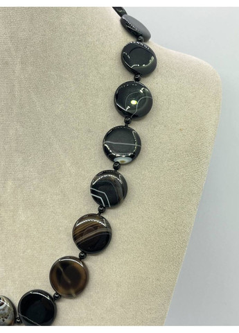 Намиста Агат 50 см Чорний No Brand (350633852)