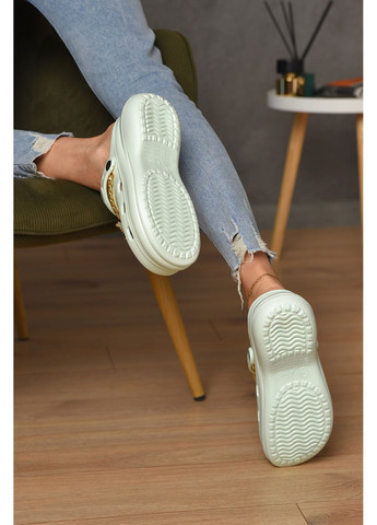 Крокси жіночі світло-м`ятного кольору Let's Shop (350880041)