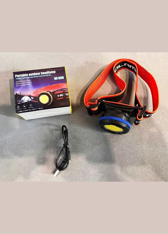 Потужний якісний акумуляторний налобний ліхтар на голову NF-856 з червоним світлом для нічної рибалки X-Balog (297331209)