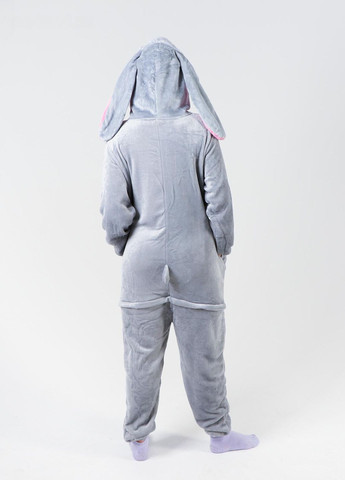 Плюшевий кігурумі з капюшоном у вигляді зайця кролика з довгими вухами (1067) My Kigu (340960758)