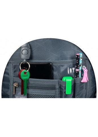 Рюкзак школьный для девочки BP-06 Black Glitter 665349 ST.Right (330143782)