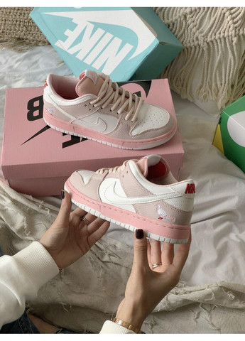 КРОСІВКИ ЖІНОЧІ NIKE SB DUNK LOW PINK BIRD НАЙК СБ ДАНК No Brand рожеві демісезони (368855810)