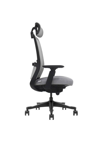 Кресло поворотное RUSSELL серая ткань/черный каркас Intarsio (367253572)