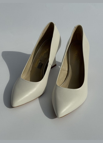 Lirio Туфли молочный з натуральная кожа, украина — (315598637)