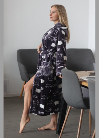 Халат с капюшоном Мягкий уютный Шарпей No Brand (315429396)