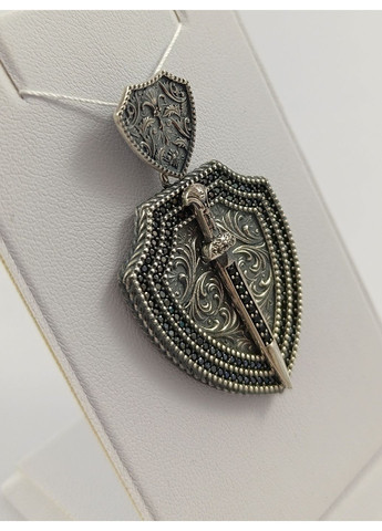 Підвіска срібна "Щит із кинджалом" ПЩкн-чц Shatlen Підвіска (361318892)