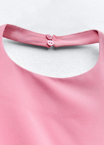 Рожева вечірня сукня Zara однотонна