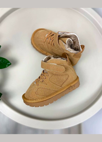 Чоботи зимові дитячі рижі 1200 No Brand (315005921)