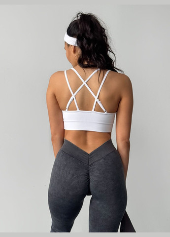 Чорні лосини, легінси з V-подібним вирізом та ефектом пуш-ап для спорту, йоги та фітнесу Strunka (325399712)