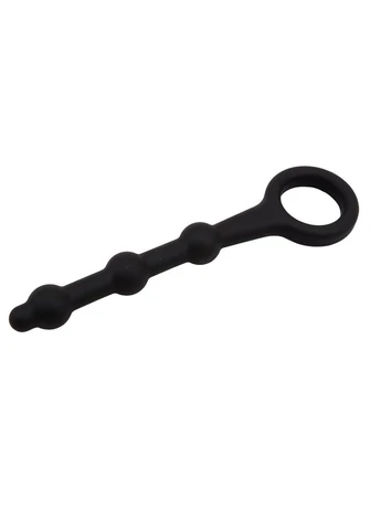 Анальная цепочка силикон  Black Mont 13.5 sm черная Chisa (303885566)
