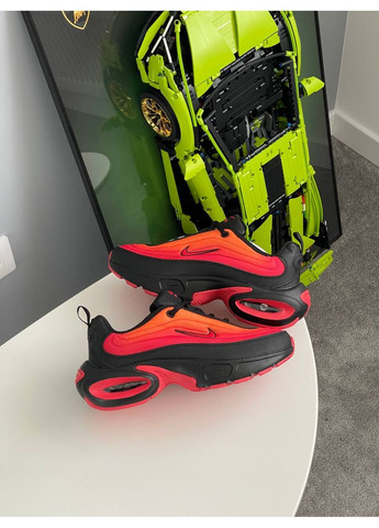 Красные демисезонные кроссовки мужские и женские nike air max portal red black | найк аир макс портал красные черные No Brand