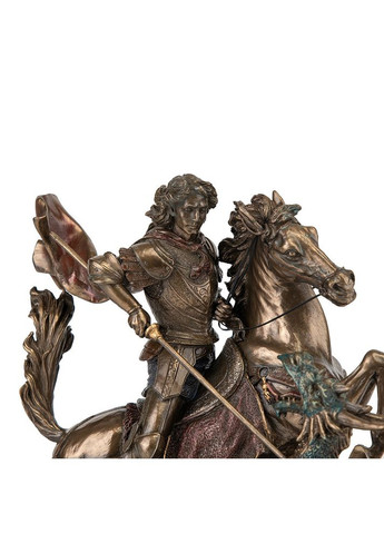 Статуетка Святова Георгія Переможець 25х25 см 178223 бронзове покриття Veronese (324440810)