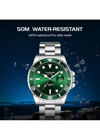 Наручные часы мужские Materhorn 5 Bar Серебристый (3526) Guanquin (364274321)