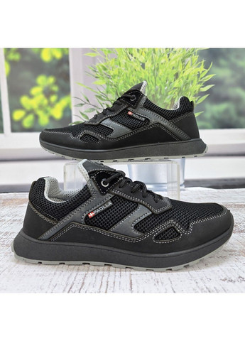 Чорні Осінні кросівки чоловічі Paolla