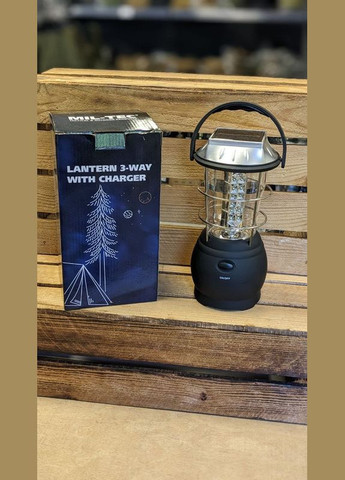 Фонарь такпа Фонарь с зарядным устройством и солнечной зарядкой LATERNE 3-WAY M.LADEGERÄT (15196100) Mil-Tec (292734715)