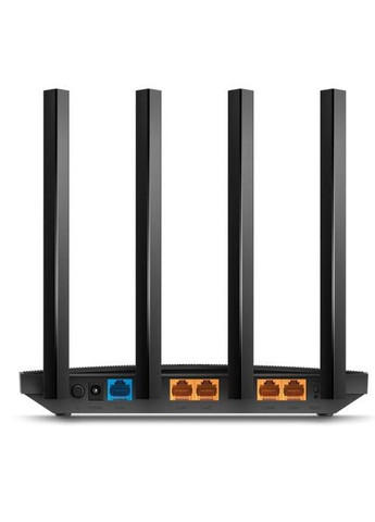 Роутер Archer C80 Black, Wi-Fi 802.11a/b/g/n/ac, до 1900 Mb/s, 2.4/5GHz, 4x100/1000 Mb/s, RJ45 100/1000Mb/s (Gb), 4 зовнішні TP-Link (334116583)