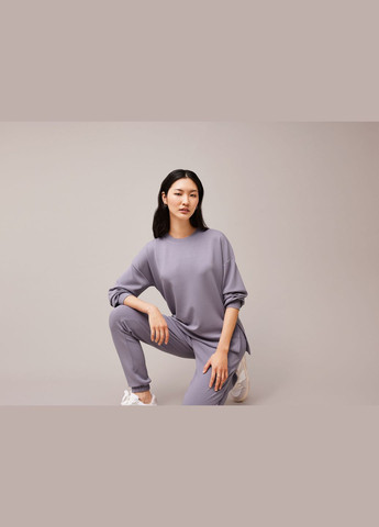 Фіолетовий світшот з двунитки для жінки 435082 фіолетовий Esmara (345071824)